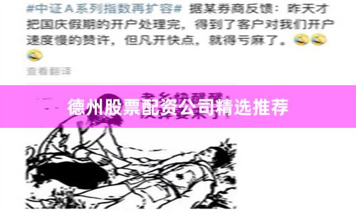 德州股票配资公司精选推荐